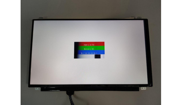 Матриця AU Optronics B156HTN03.3, 15.6", 40-pin, LCD, FHD 1920x1080, slim,  б/в, з правго боку 0.5мм полоска, при тестуванні рухається зображення
