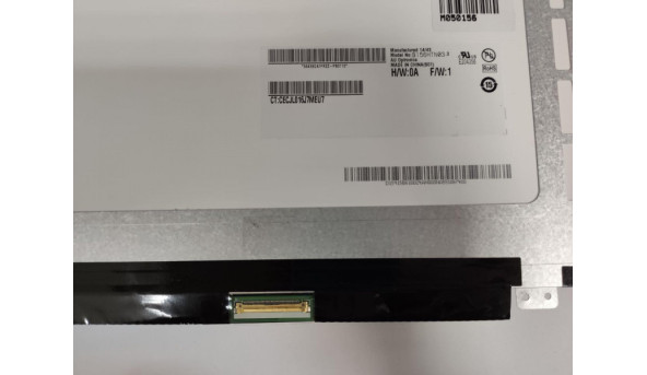 Матриця AU Optronics B156HTN03.3, 15.6", 40-pin, LCD, FHD 1920x1080, slim, б/в, з правго боку 0.5мм полоска, при тестуванні рухається зображення - 318523