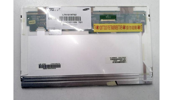 Матриця Samsung LTN101NT02-T01, 10.1", 40-pin, LED, WSVGA, 1024x600, Б/В - 318526