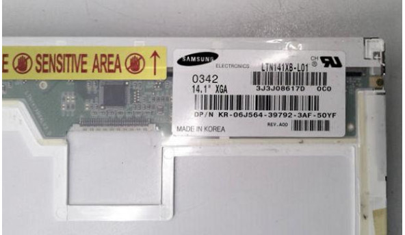 Матриця SAMSUNG LTN141XB-L01, 14.1", 30-pin, LED, XGA, 1024x768, Б/В - 318562