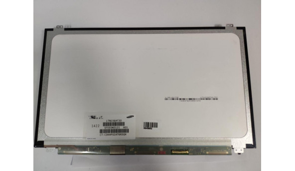 Матриця Samsung, LTN156AT30, 15.6", 40-pin, LCD, HD 1366x768, Slim, б/в, Є засвіти помітні на всіх кольорах, та присутні сліди від клавіатури - 318653