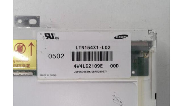 Матриця Samsung LTN154X1-L02, 15.4", 30-pin, CCFL, WXGA, 1280x800, Б/В - 318654