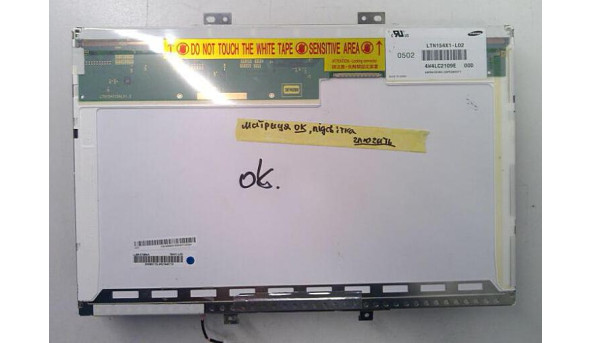 Матриця Samsung LTN154X1-L02, 15.4", 30-pin, CCFL, WXGA, 1280x800, Б/В - 318654