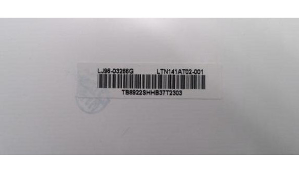 Матриця Samsung LTN141AT02-001 , 14.1", 30-pin, CCFL, WXGA, 1280x800, Б/В - 318661