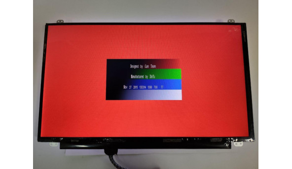 Матриця Chimei Innolux,  N156BGE-L41 Rev.C1, 15.6", 40-pin, LCD, HD 1366x768, Slim, б/в, є маленький засвіт, помітний на всіх кольорах