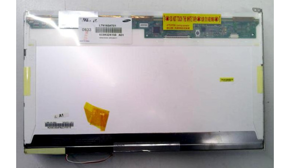 Матриця Samsung LTN160AT01-001, 16.0", 30-pin, CCFL, WXGA, 1366x768, Б/В - 318665