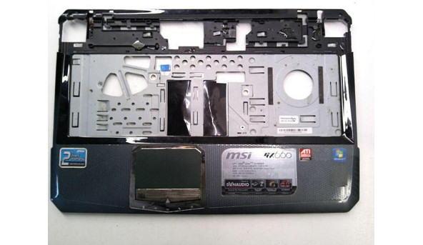 Середня частина корпуса для ноутбука MSI GX660, 15.6", E2M-6F10413-A89, Б/В