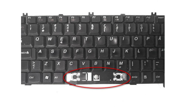 Клавіатура для ноутбука Lenovo B560, B560A, V560, G550, G555, G555A, G555AX, G555G, Б\В - 318781