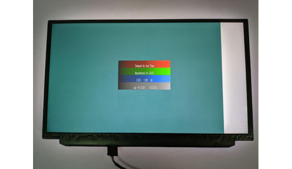 Матриця  LG Display,  LP125WF2 (SP)(B2),  12.5'', LED,  FHD 1920x1080, IPS, 30-pin, Slim, б/в, Є полоса, після 2-3хв тестування почала кидати зображення