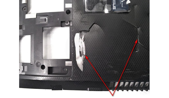 Нижня частина корпуса для ноутбука Asus K55V, 15.6", 13N0-M7A0921, Б/В - 318919