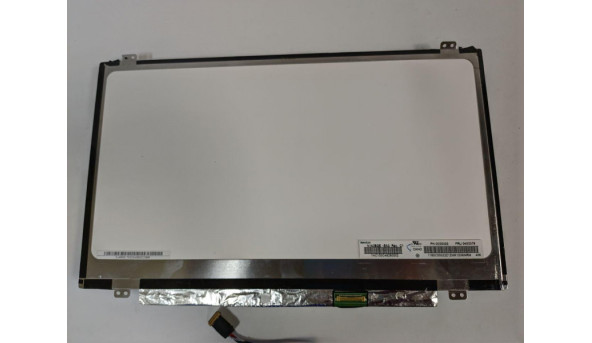 Матриця Innolux, N140BGE-EA3 Rev:C1, 14.0'', LED, HD 1366x768, 30-pin, Slim, б/в, Є ледь помітні засвіти, особливо на роботу не впливають, присутні сліди клею, на роботу не впливає - 318994