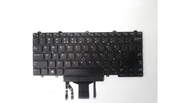 Клавіатура для ноутбука Dell Latitude E7450, E5450, E5470, E7450, E7470, 14.0", CN-0F2X80, Б/В
