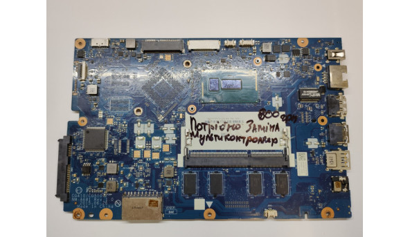 Материнська плата для ноутбука Lenovo Ideapad 100-15IBD, NM-A681, REV:1.0, Б/В. Має впаяний процесор Intel Core i5-5200U, SR23Y