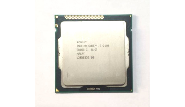 Процесор для ПК Intel Core i3-2100, 3.1 GHz, SR05C,  FCLGA1155, Б/В