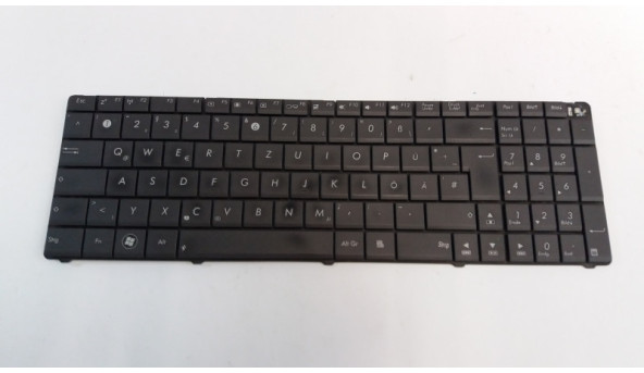 Клавіатура для ASUS 04GN1R2KCZ00-2, 04GN1R2KFR00-2, 04GN1R2KFS00-2, 04GN1R2KGE00-2, Б/В. Протестована, робоча. Відсутня клавіша "Del".  Сумісні моделі: ASUS A52, K52, K53, X54, N52, N53, N61, N73, N90, P53, X54, X55, X61,