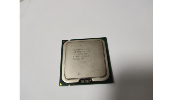 Процесор для ПК, Intel Pentium E5400, SLGTK, тактова частота 2.70 ГГц, б/в, 2 МБ кеш-пам'яті, частота системної шини 800 МГц, Б/В, протестований, робочий,