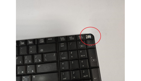 Клавіатура для ноутбука HP Compaq , Pavilion Протестована, робоча клавіатура. Відсутня одна клавіша (фото). - 319567