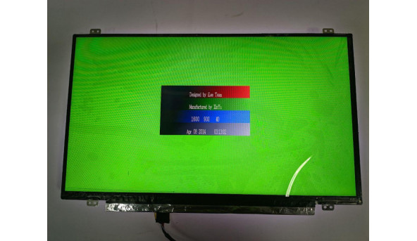 Матриця Chi Mei Optoelectronics, N140FGE-EA2 Rev:C2, 14.0'', LED, HD+ 1600x900, 30-pin, Slim, стан нової, продається в плівці - 319625