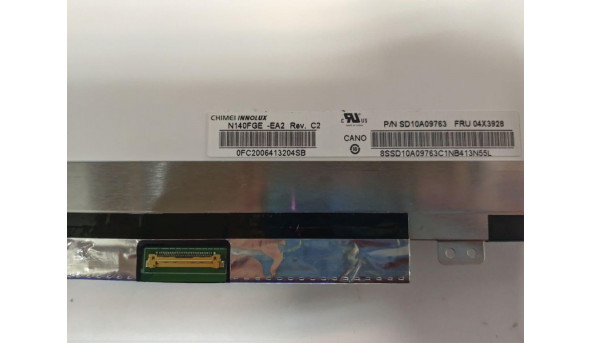 Матриця Chi Mei Optoelectronics, N140FGE-EA2 Rev:C2, 14.0'', LED, HD+ 1600x900, 30-pin, Slim, стан нової, продається в плівці - 319625