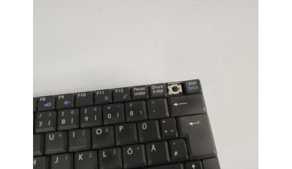 Клавіатура для ноутбука, Medion Akoya E1210, V022322BK2, Б/В  Протестована, робоча клавіатура. Відсутня одна клавіша (фото)