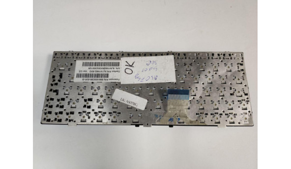 Клавіатура для ноутбука Asus EEE PC 1000He, 9J.N1N82.60G, 550103c00-035-g, Б/В. Відсутні клавіші (фото). Присутня незначна деформація. Протестована, робоча клавіатура. - 319703