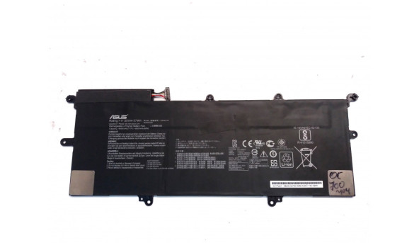 Батарея, акумулятор для ноутбука Asus ZenBook Flip: UX461 series,  C31N1714, 11.55V, 4940mAh, 57Wh, Б/В. Протестована, робоча.