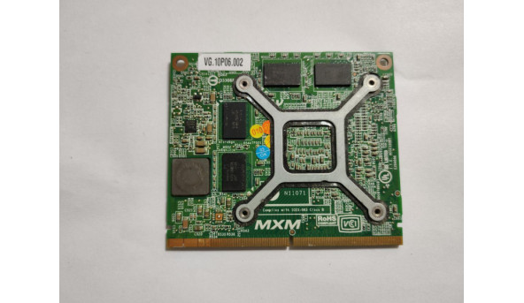 Відеокарта NVidia GeForce GT130M,  1024 MB, DDR 3, VG.10P06.002, б/в. Робоча, зображення виводить, на кристалі є скол.