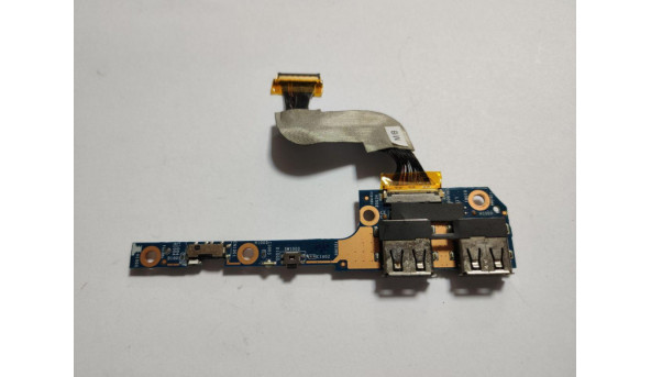 Додаткова плата, USB, та кнопка включення для ноутбука HP Pavilion DM3-2000, HPMH-40GAB520S-D000, зламана одна кнопка (фото).