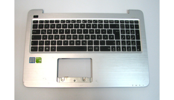 Середня частина корпуса для ноутбука ASUS VivoBook X556, R56CM, R558U, 15.6", 13N0-SGA0821, 13NB09S2AP0321, Б/В. Клавіатура протестована, робоча. В хорошому стані.