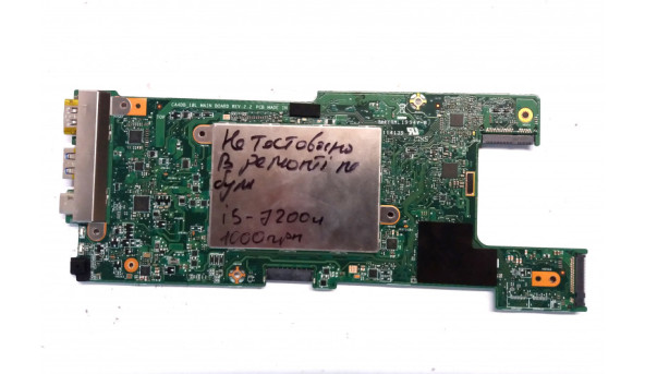 Материнська плата для ноутбука Acer Swift 3, sf314-51, 14.0", CA4DB_10L, Rev:2.2, Б/В.   Нетестована, в ремонті не була.  Процесор: Intel Core i5-7200U