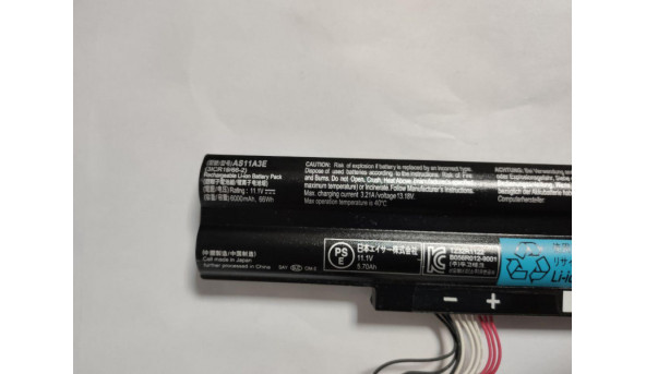 Батарея, акумулятор для ноутбука Acer Aspire TimelineX 5830TG, 15.6", 11.1V--6000mAh, Li-ion Battery, Б/В. - 320066