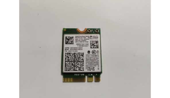 Адаптер WiFi з ноутбука Lenovo ThinkPad X240 L440 L540 W540  T450s X1 Carbon Yoga 11E 7260ngw 04x6007 h20113-001 h17087-001 04X6084  04X6086  H48246-001 Б/В