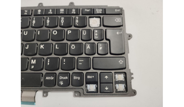 Клавіатура для ноутбука Lenovo ThinkPad X240, 12.5", б/в. В хорошому стані, відсутні 4-ри клавіші, Клавіатура тестована, робоча. З підсвіткою - 320130