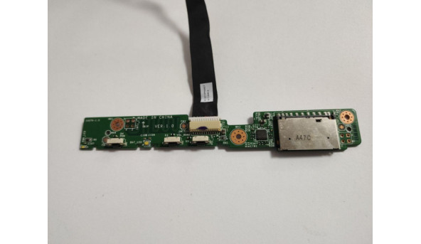 Додаткова плата, Кнопка включення, кнопки звуку, та роз'єм Card Reader, для моноблока Lenovo Horizon 2s, 5c10f66827, б/в, без пошкоджень
