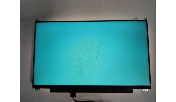 Матриця AU Optronics, B140HAN03.B, 14.0'', LED, Full HD 1920x1080, IPS, 30-pin, Slim, б/в, Робоча, має візуальні подряпини помітні на всіх кольорах (фото) - 320201
