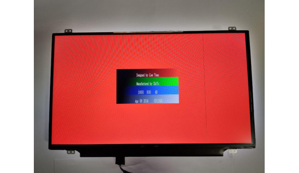 Матриця LG Display,  LP140WD2(TP)(B1),  14.0'', LCD,  HD+ 1600x900, 30-pin, Slim, б/в, Є вертикальна полоса помітна при роботі, зверху відсутня плівка (фото)