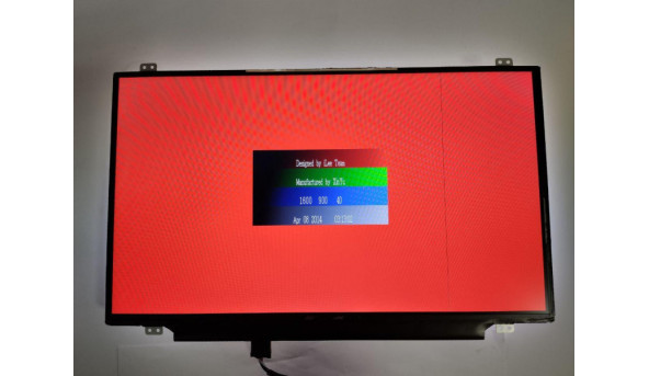Матриця LG Display, LP140WD2(TP)(B1), 14.0'', LCD, HD+ 1600x900, 30-pin, Slim, б/в, Є вертикальна полоса помітна при роботі, зверху відсутня плівка (фото) - 320202