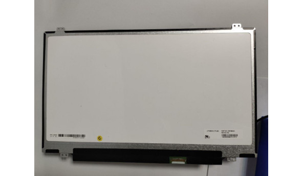 Матриця LG Display, LP140WD2(TP)(B1), 14.0'', LCD, HD+ 1600x900, 30-pin, Slim, б/в, Є вертикальна полоса помітна при роботі, зверху відсутня плівка (фото) - 320202