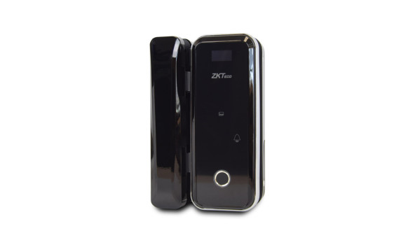 Smart замок ZKTeco GL300  right для стеклянных дверей со сканером отпечатка пальца и считывателем Mifare