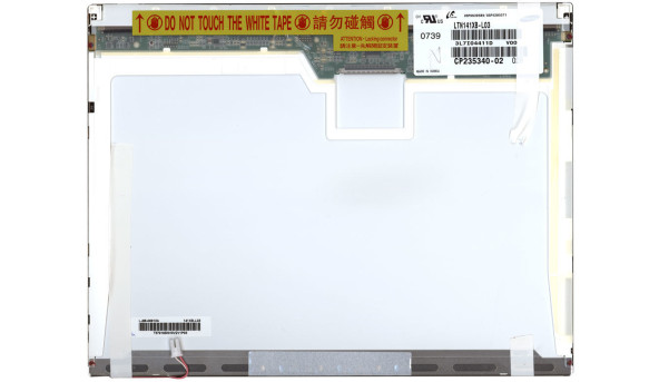 Матрица для ноутбука 14,1", Normal (стандарт), 30 pin (сверху справа), 1280x768, Ламповая (1 CCFL), без креплений, глянцевая, Samsung, LTN141XB-L03