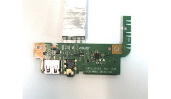 Додаткова плата USB audio картрідер для ноутбука Asus S451L 60NB02V0 Б/У - 326103