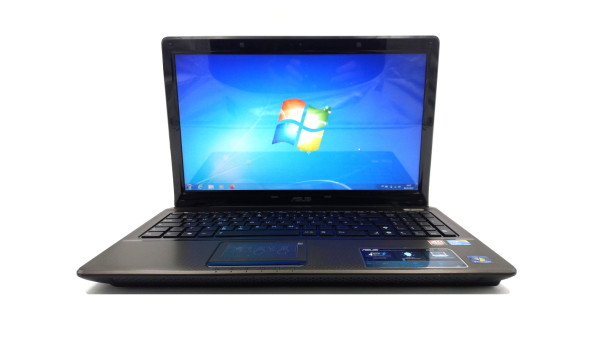 Ноутбук Asus X52J Intel Core I3-350M 4 GB RAM 500 GB HHD ATI Mobility Radeon HD 5145 [15.3"] - ноутбук Б/У - 326287