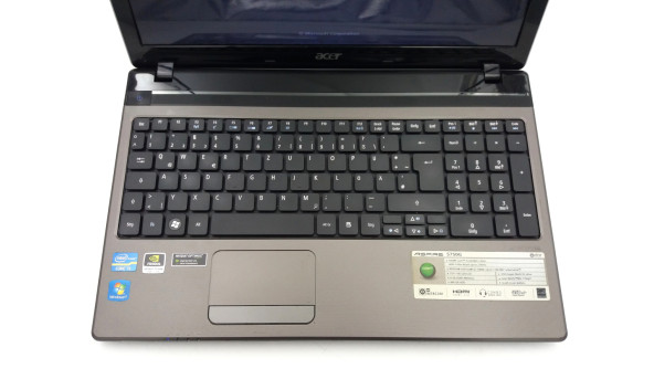 Ноутбук Acer Aspire 5750G Intel Core I5-2410M 6 GB RAM 640 GB HDD NVIDIA GeForce GT 540M [15.6"] - ноутбук Б/В - 326432