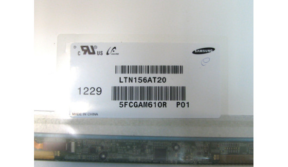 Матрица LTN156AT20-P01 Samsung 15.6" 1366*768 HD 16:9 LVDS 40 pin LED TN Б/У