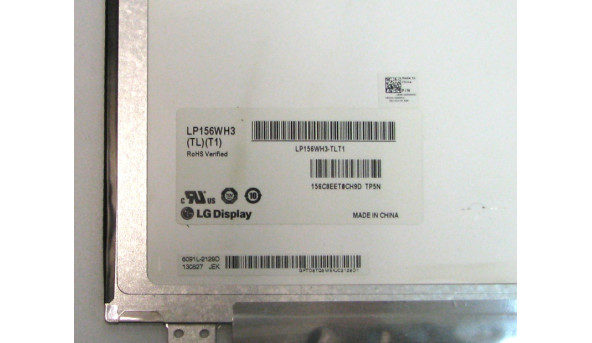 Матриця для ноутбука LP156WH3(TL)(T3) LG Display 15.6" 1366*768 HD eDP 30 pin LED TN 60Hz матова Б/В