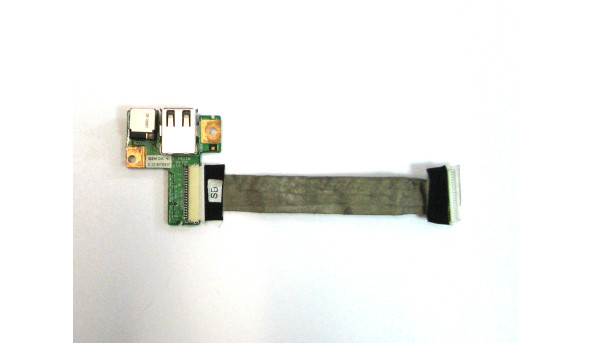 Плата з роз'ємами USB роз'єм живлення та кнопка включення для ноутбука Medion Akoya E6224 MD98630 55.4GU04.001G Б/У - 329629