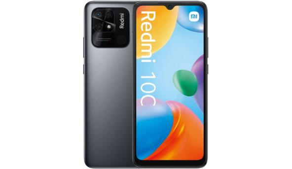 Смартфон Xiaomi Redmi 10C NFC 4/64GB Graphite Grey (220333QNY)