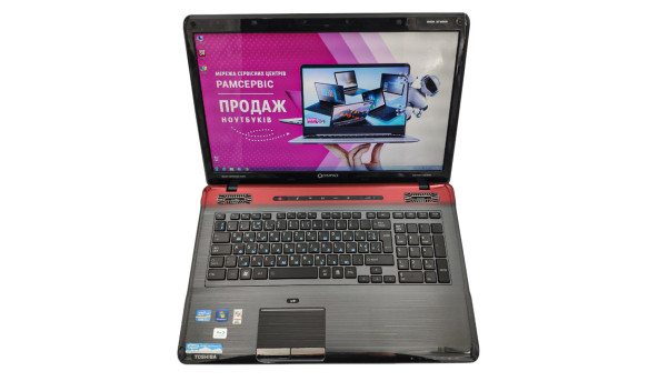 Ноутбук Toshiba Qosmio X770 Intel Core i7-2670QM 4Gb RAM 300Gb HDD NVIDIA GT 560M 1.5Gb 17.3'' - ноутбук Б/У