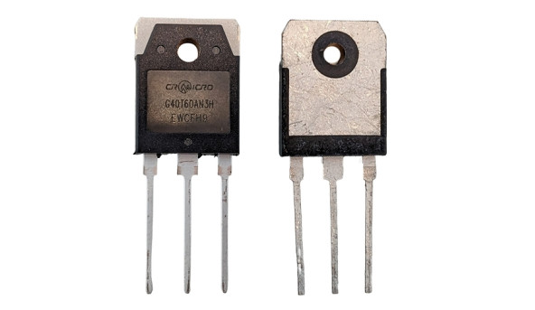 Транзистор польовий IGBT G40T60AN3H G40T60 600V 40A TO-3P Eco Flow