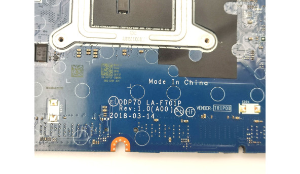 Материнська плата Dell Latitude 5480 061FGF DDP70 LA-F701P i5-8400H SR3Z1 Б/В - 343741